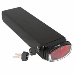 Promovec Batteri 15,6 AH - Bagagebærer - Til Raleigh/Winther/Sort