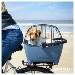 Basil Buddy Hundekurv -Elcykel Salg basil buddy bicycle dog basket bleu 10