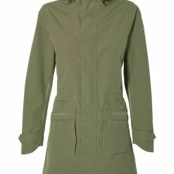 Basil Mosse Cykel Regnjakke (Dame) 36 Basil Mosse Cykel Regnjakke (Dame) -Elcykel Salg basil mosse bicycle rain parka women green
