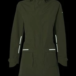 Basil Mosse Cykel Regnjakke (Dame) 38 Basil Mosse Cykel Regnjakke (Dame) -Elcykel Salg basil mosse bicycle rain parka women green 3