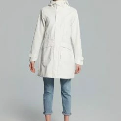 Basil Mosse Cykel Regnjakke (Dame) 25 Basil Mosse Cykel Regnjakke (Dame) -Elcykel Salg basil mosse bicycle rain parka women white 5