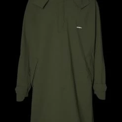 Basil Mosse Poncho -Elcykel Salg basil mosse bicycle rain poncho unisex green 3