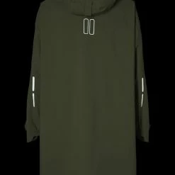Basil Mosse Poncho -Elcykel Salg basil mosse bicycle rain poncho unisex green 4