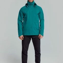 Basil Skane Cykel Regnjakke (Herre) -Elcykel Salg basil skane bicycle rain jacket men green 5