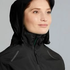 Basil Skane Cykel Regnjakke (Dame) -Elcykel Salg basil skane bicycle rain jacket women black 7
