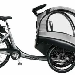 Winther Kangaroo Luxe El Ladcykel (Alfine / Centermotor) -Elcykel Salg kangaroo luxe silver grey 1