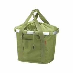 Klickfix Cykelkurv Bikebasket 6 Klickfix Cykelkurv Bikebasket -Elcykel Salg klickfix bikebasket olive