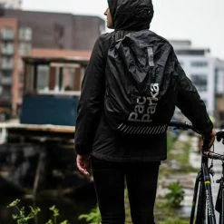 Bikeparka Pacparka Refleks Cover / Overtræk Til Bagkurv/Rygsæk -Elcykel Salg pacparka rygsak cover onbag