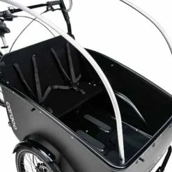 Winther Cargoo El Ladcykel (Alfine / Centermotor) -Elcykel Salg winther cargoo bench unfolded 1 1