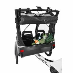 Winther Kangaroo Lite El Ladcykel (Alfine / Centermotor) -Elcykel Salg winther kangaroo lite white black steps luggage rear14 1